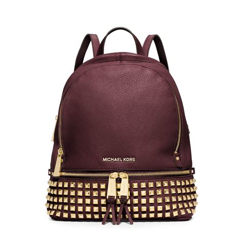 michael kors rhea backpack studded.